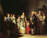 Francisco Goya Portrait of the Family of Charles IV oil painting reproduction